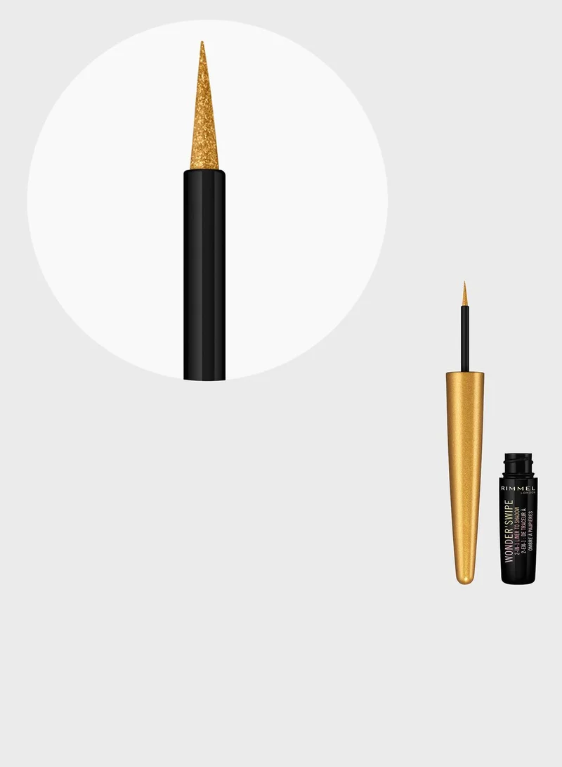 RIMMEL LONDON Rimmel Wonder'swipe 2 in 1 Liner to Shadow – 002 – Instafamous, 1.7ml