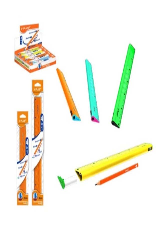 YPlus Stationery Set Plastic 30cm