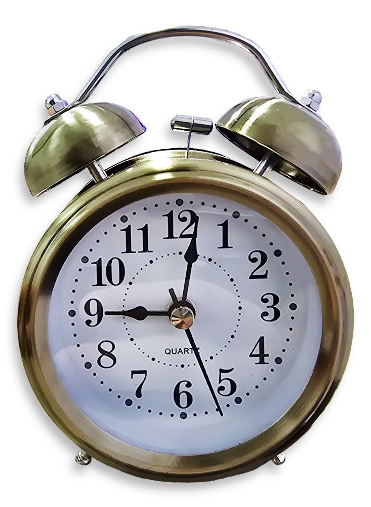 ساعة منبه صغيرة ساحرة، ديكور مكتب لطيف، هدية خاصة، ديكور غرفة النوم، بتصميم ولون كلاسيكي - Image 1