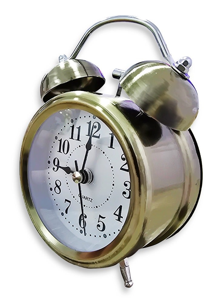 ساعة منبه صغيرة ساحرة، ديكور مكتب لطيف، هدية خاصة، ديكور غرفة النوم، بتصميم ولون كلاسيكي - Image 3