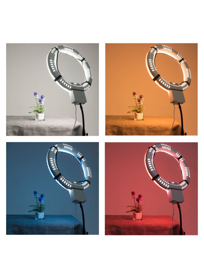 Color 18-inch Soft Light Cover Nylon Ring Light Cover Suitable For Nanguang Live Shooting Ring Light Cover-Light Source Color:18 Inch Cloth Cover Soft Mask-Red  - Image 3