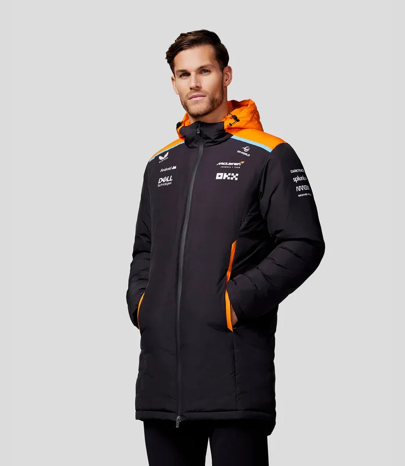 CASTORE Unisex Official Teamwear Longline Padded Jacket Formula 1
