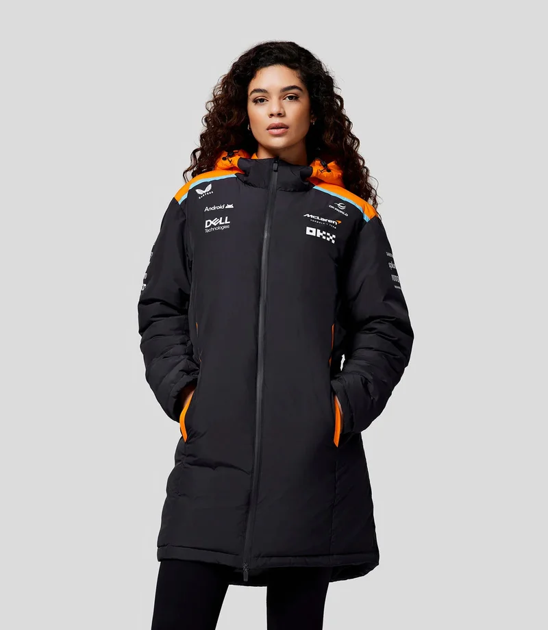 CASTORE Unisex Official Teamwear Longline Padded Jacket Formula 1