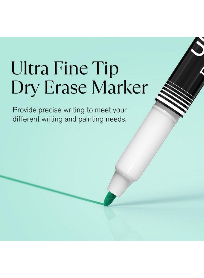 MaxGear Dry Erase Markers, Ultra Fine Dry Erase Markers, Ultra Fine Tip Dry Erase Markers, Extra Ultra Fine Point Dry Erase Markers, Ultra Fine Tip Markers, Color Dry Erase Markers For Office, 8 Count - Image 3