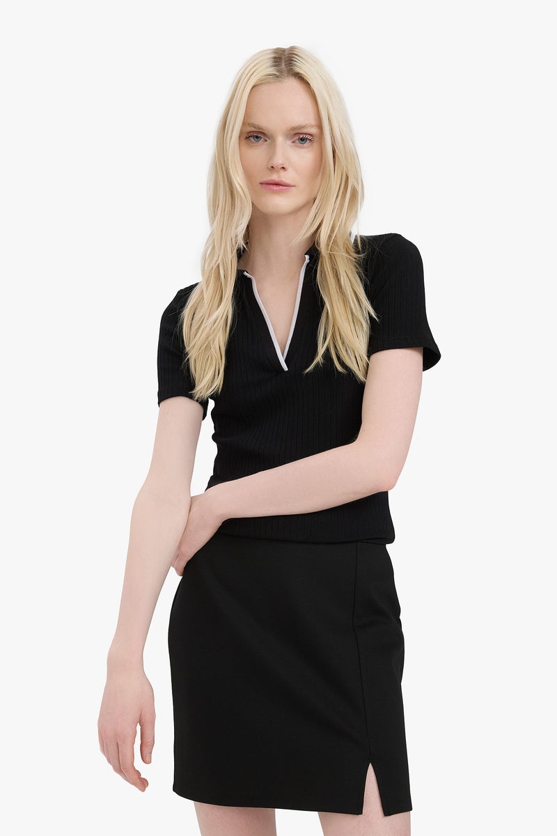 DeFacto Woman Normal Waist Mini Skirt  - Image 3