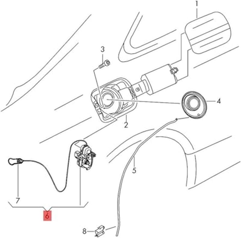 Wivplex Fuel Tank Cap Lock Actuator Motor - Image 2