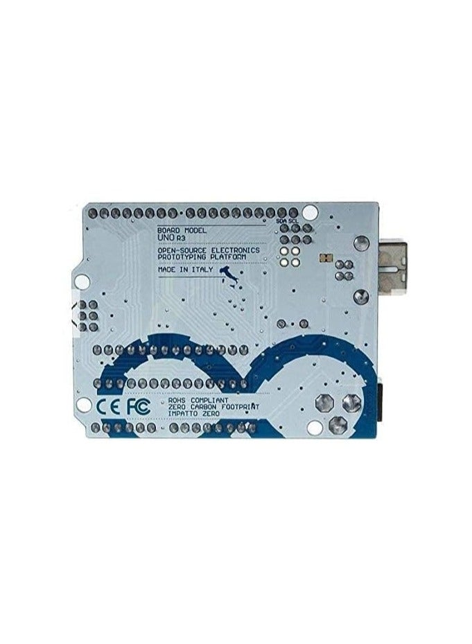 Uno R3 Development Board with USB Cable – Microcontroller Board for Arduino Projects, DIY Electronics & Prototyping