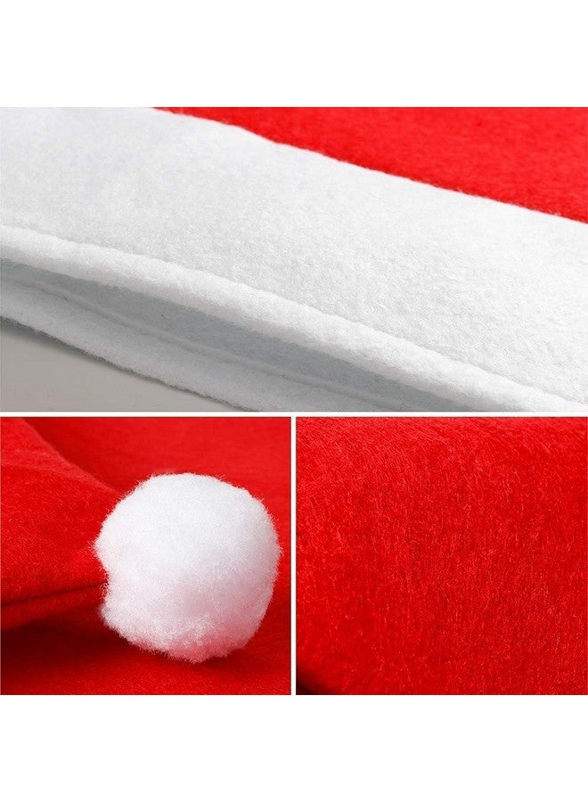 BRIDA® Stretchable Floral Printed Dining Christmas Chair Covers Elastic Chair Seat Case Protector, Slipcover Santa Hat Chair Covers (4) - Image 3