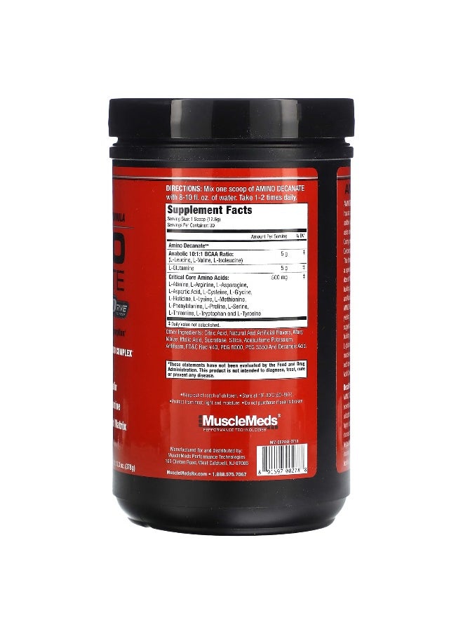 MUSCLEMEDS MuscleMeds, Amino Decanate, Watermelon, 13.3 oz (378 g)  - Image 2