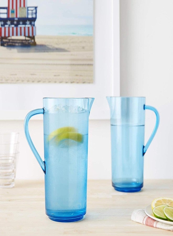 Drinique Unbreakable Tritan 64oz Stackable Beverage Pitcher (1 Pack) - Blue - Image 2