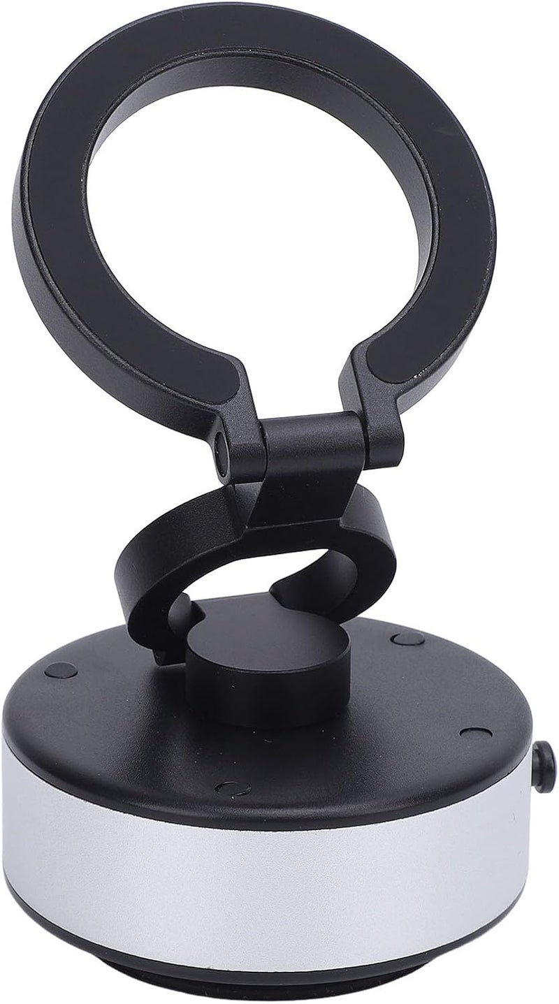 ANGGREK Electric Magnetic Car Phone Mount, Adjustable Height Car Magnet Phone Holder for Desk (Silver) - Image 4