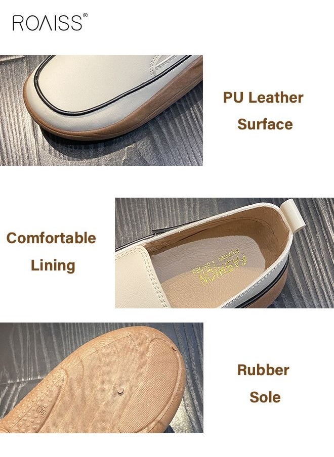 New Arrival Round Retro Thick Soles Fashionable Comfortable Shoes Women's Explosive Style Loafers Slip-On Casual Walking Sports Shoes - pzsku/Z4A2D9240AFBAFF5D9E69Z/45/_/1682487297/ca689847-8c29-4f0b-a28e-112cd02812e5