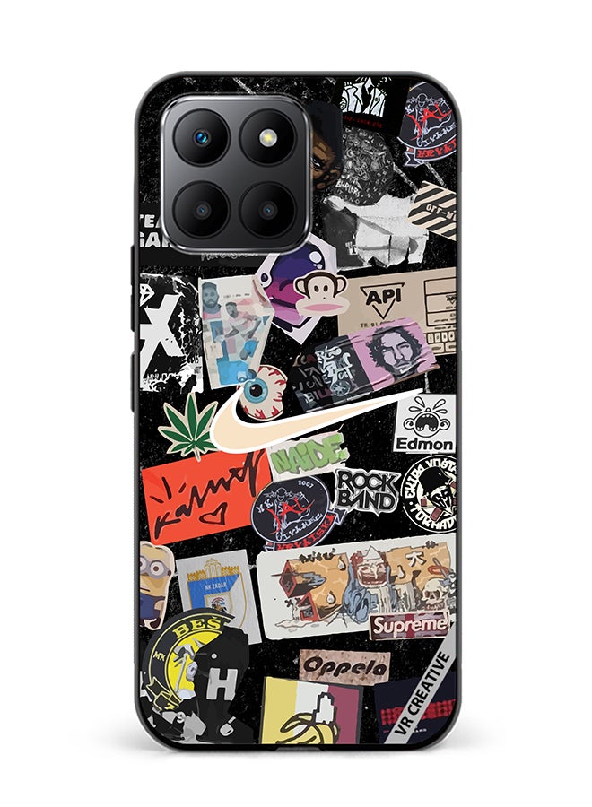 VR CREATIVE Protective Case Cover For Honor 70 Lite Nike Stickers Design Multicolour - Image 1