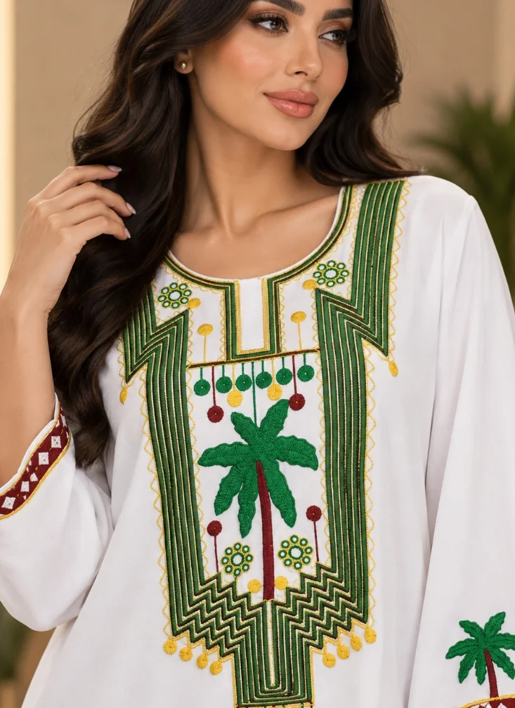 نينيكس جلابية عسيرية لليوم الوطني السعودي للنساء