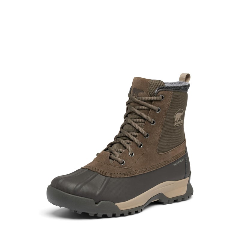SOREL Men's Buxton Lite Waterproof Boot - Major, Jet - 9.5 - Image 1
