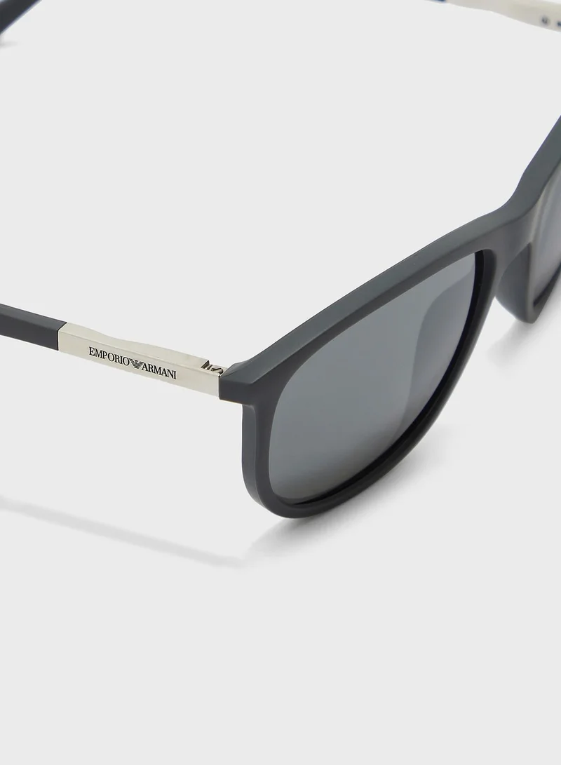 EMPORIO ARMANI 0Ea4201 Wayfarers Sunglasses