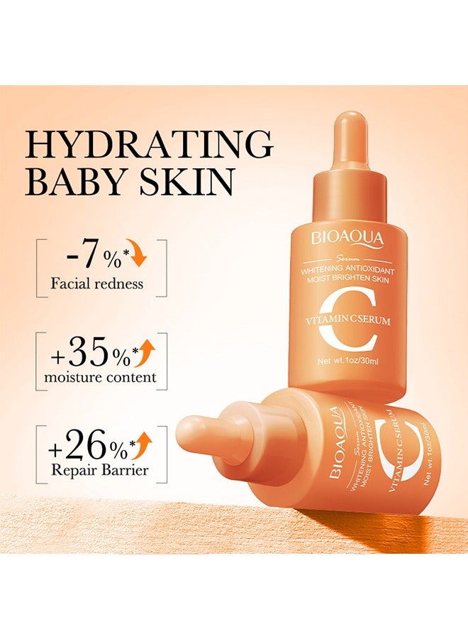 بايو أكوا مصل فيتامين سي ، مضاد للأكسدة ، مبيض ، رطب ، تفتيح البشرة ، مصل عضوي مضاد للشيخوخة (30 مل) - Image 2
