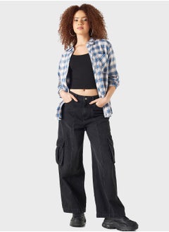 Lee Cooper Checked Button Down Shirt  - Image 4