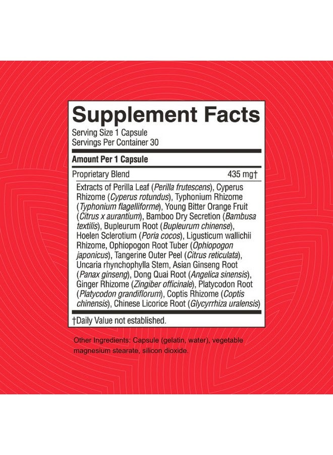 Nature's Sunshine Mood Elevator Chinese Tcm Concentrate 30 Capsules - Image 3