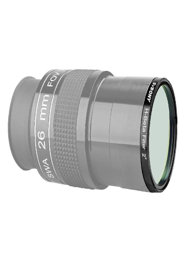 SVBONY SV132 Telescope Filter, 2 inches H-Beta Narrowband Filter, 25nm Visual Nebulosity Eyepiece Filter, for Horsehead Nebula California and Cocoon Nebulae in Dark Skies - Image 2