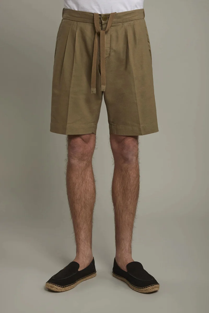 دوبل غانغر Men's Bermuda shorts - Beige