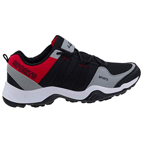 Lancer Mens HECTOR-901 Black Red Running Shoe - 7 UK (HECTOR-901BLK-RED-41) - Image 4