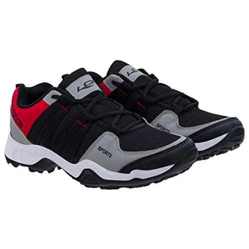 Lancer Mens HECTOR-901 Black Red Running Shoe - 7 UK (HECTOR-901BLK-RED-41) - Image 3