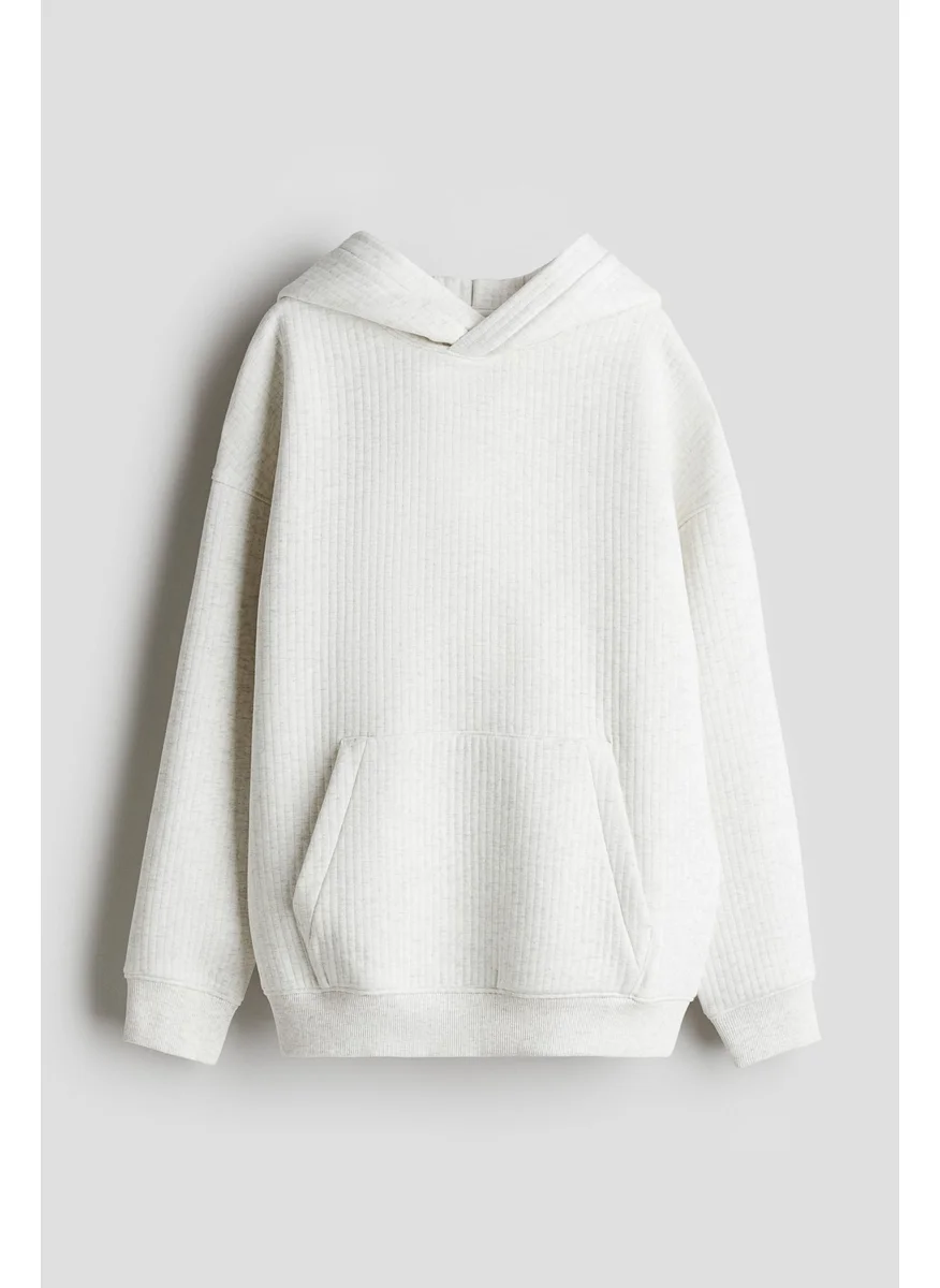 H&M Ribbed Hoodie