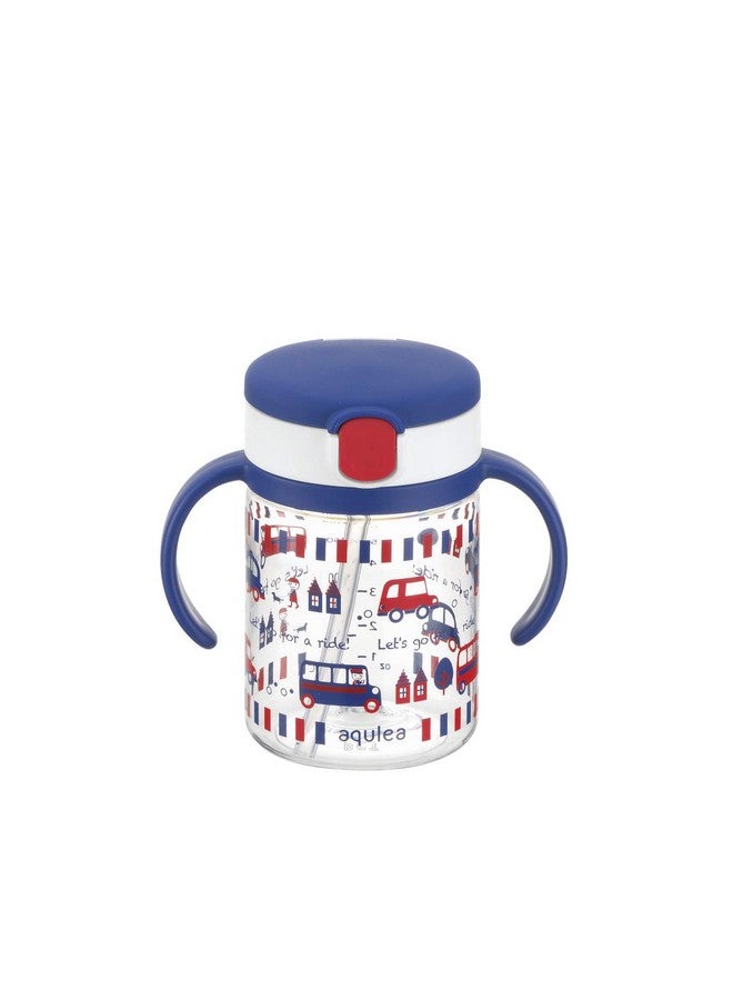 Richell Aqulea Outing Straw Mug 200Ml Navy - Image 2