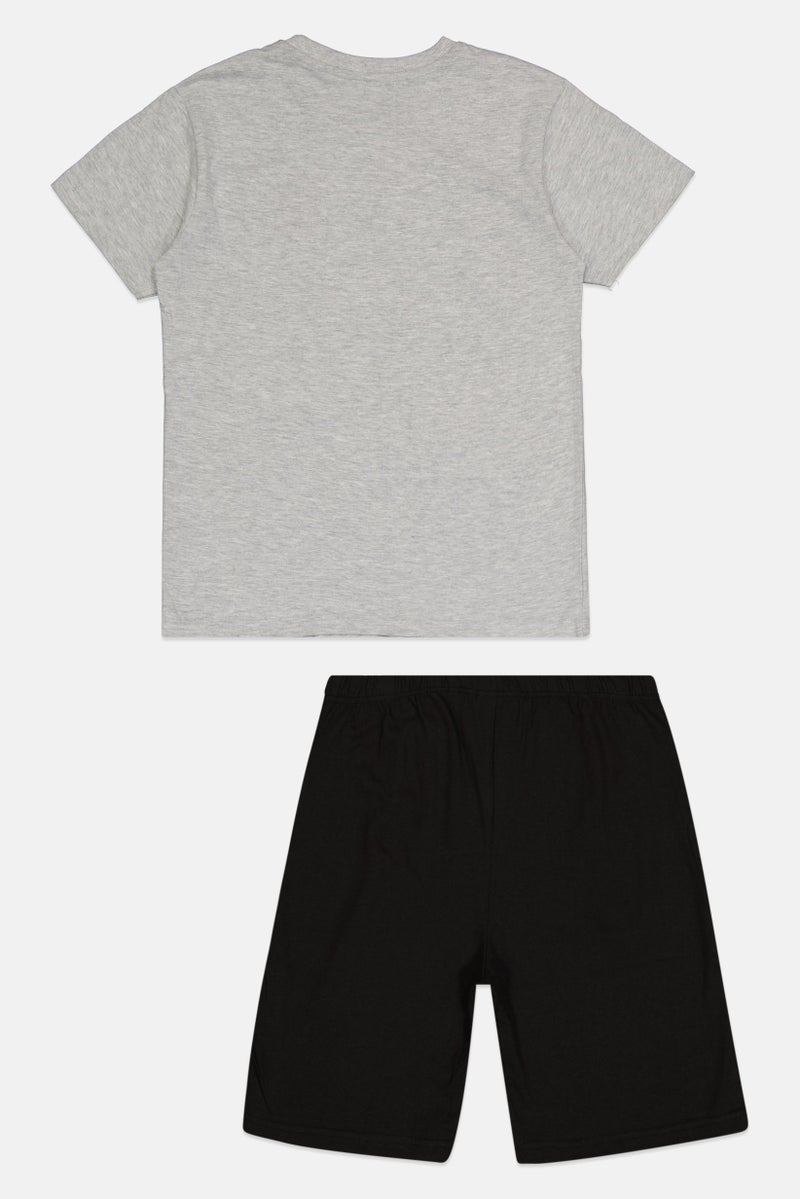 NASA Kids Boy 2 Pieces Embroidered Sleepwear T-Shirt With Bottom Set, Multicolor - Image 2