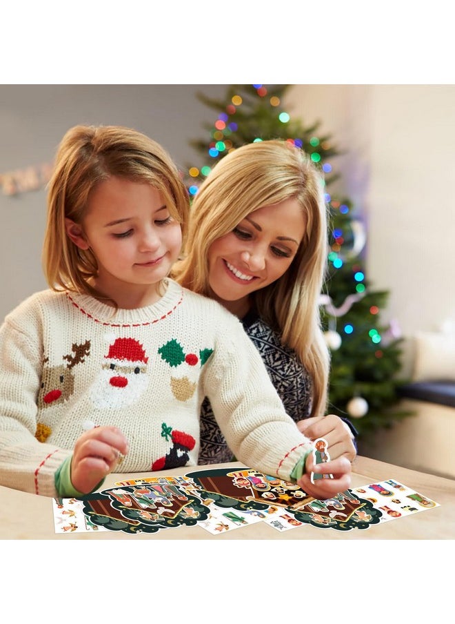 WaaHome - Make A Nativity Scene Stickers Crafts Kit Christian Christmas Ornaments Crafts Activity Religious Jesus Birth Nativity Stickers Set For Kids Christmas Party Decorations Favors Supplies - Image 1