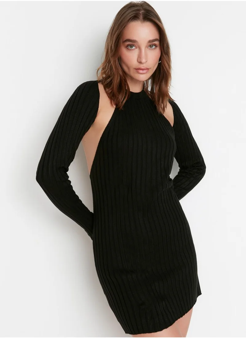 trendyol Cut Out Detail Knitted Dress