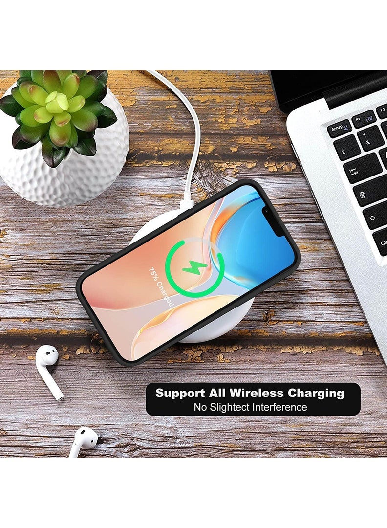 Theodor Protective Ultra Slim Fit Case Liquid Silicone Gel Cover with Full Body Protection Anti-Scratch Shockproof Case For iPhone 15 LIQUID SILICON BLACK - Image 5