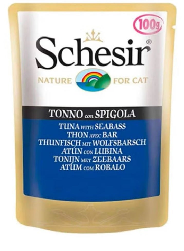 Schesir Tuna with 100g Multicolor Bass Bag - Image 1