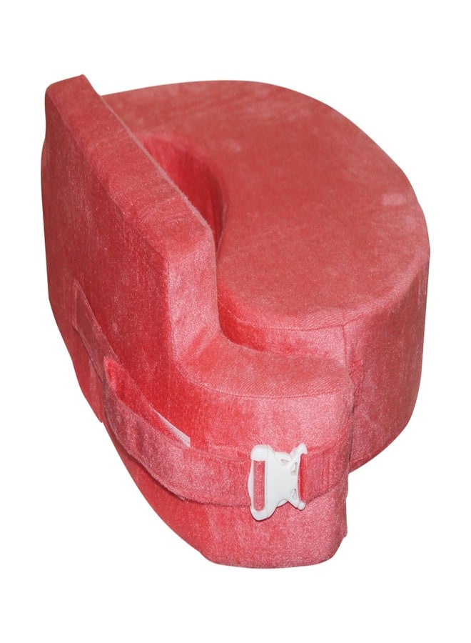 Gordon Gorden Home Professional Nursing Pillow Ergonomic Breastfeeding Ideal for Lactation Consultants Breastfeeding Essentials Handy Side Pocket Washable Slip Cover Made in Plush Soft Fabric Peach - Image 4