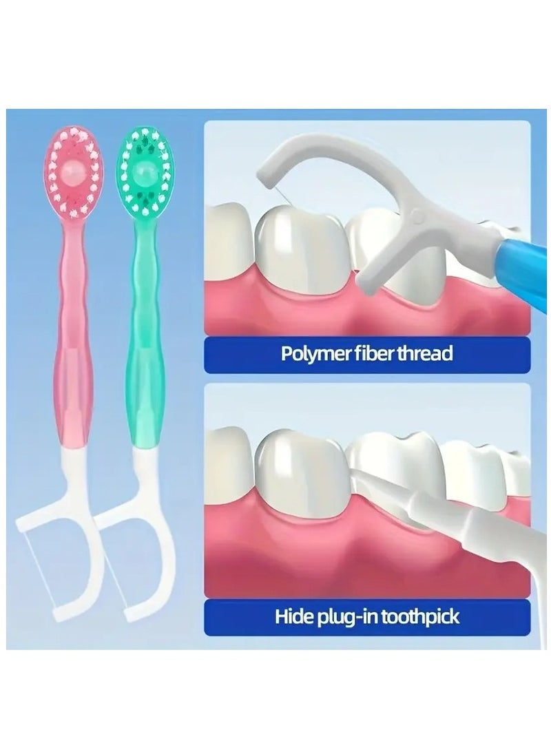 SNAIL 5 in 1 Mini Brush No Rinsing Brush On The Go Green Tea 10 ct - Image 5