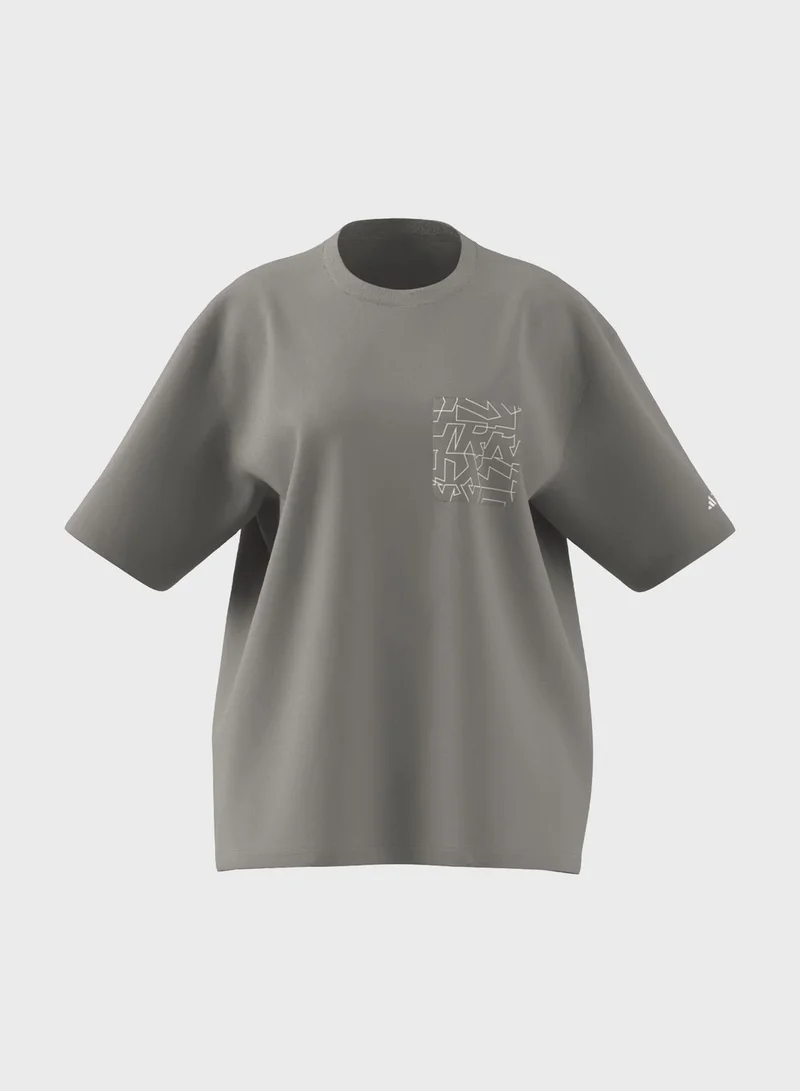 Adidas Terrex Graphic Pocket Print T-Shirt