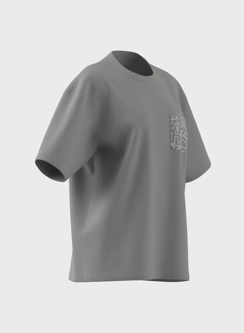Adidas Terrex Graphic Pocket Print T-Shirt