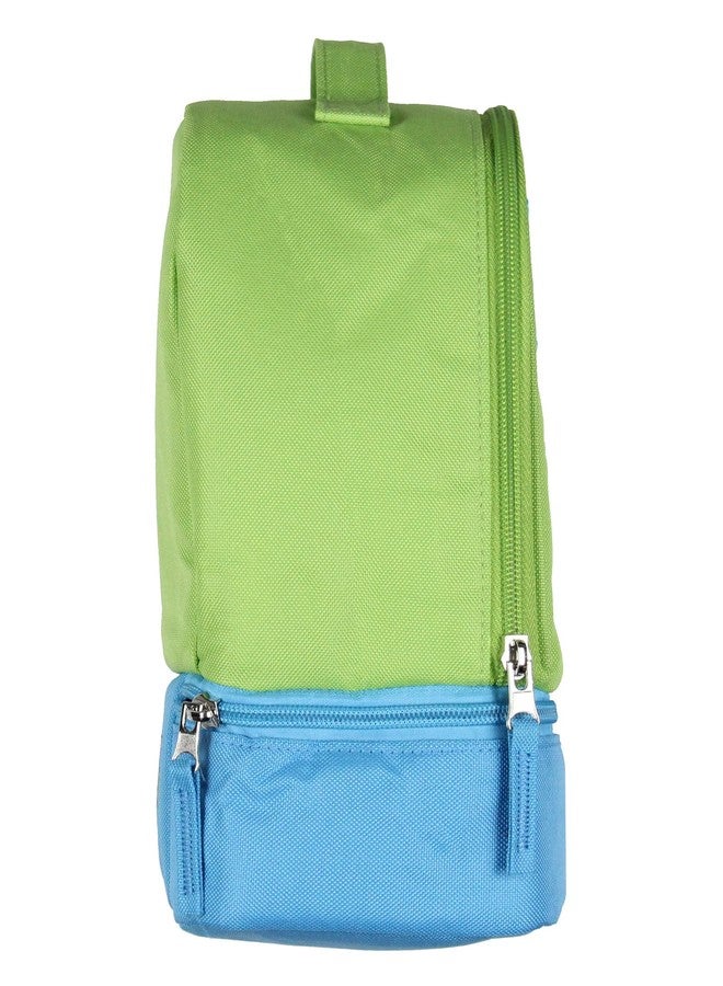 INTIMO صندوق غداء مزدوج المقصورة من إنتي مو Teenage Mutant Ninja Turtles TMNT لجميع السلاحف (ليوناردو) - Image 3