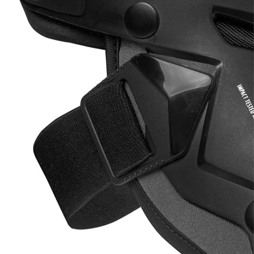 Rynox Bastion Bionic Knee Guards | Impact Protection | Abrasion Resistance | Bionic Design Motorcycle Knee Guards - Black Hi-Viz Green - Image 4