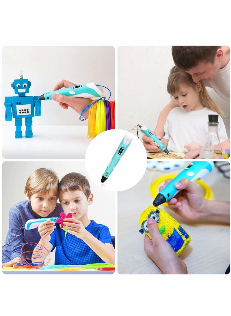 Y&D - 3D Drawing Pen With Display And Adjustable Speed Temperature, with 12 Colors Filament, Holiday Toys Gifts for Kids - Image 1