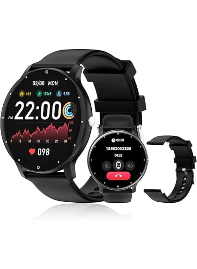 PEJE Smart Watches For Men,1.39" Display,Prayer Alerts,Arabic Support,Bluetooth Calls,IP68 Waterproof,Spo2/Hr/Sleep Tracking,123+ Sports Modes,7-Day Battery (230mah),Ios/Android.(Black) - Image 1