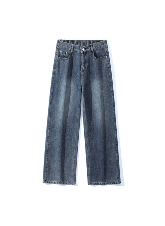 Men's Autumn Washed Xintang Jeans Men's All-match Casual American Style Loose Straight Pants
