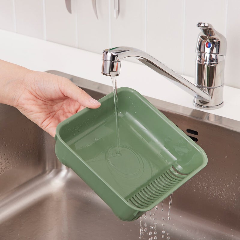 Baitique Sink Food Waste Strainer, Plastic, Green, 17x16 cm - Image 5