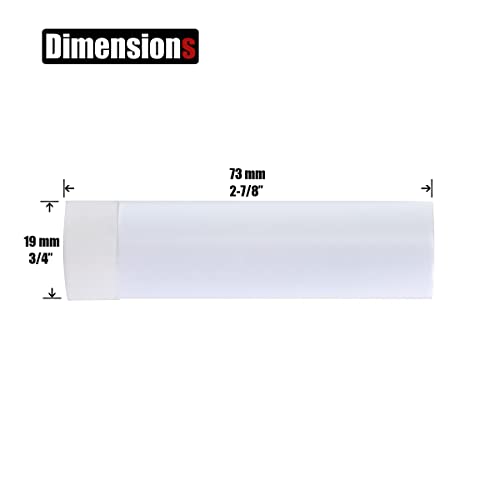 JQK Door Stopper 278 Inch 304 Stainless Steel Sound Dampening Door Stop Bumper Wall Protetor 8 Pack White DSB2WHP8 - Image 3