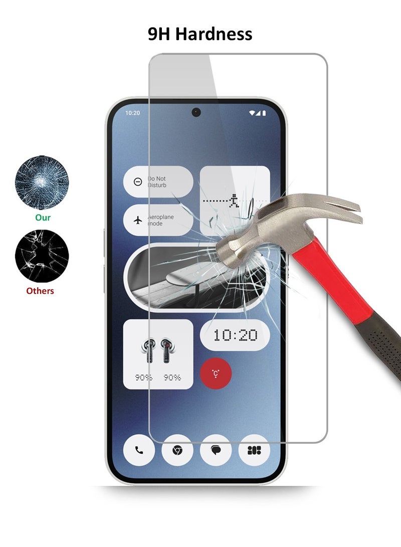 Techie Noting Phone 2a 5G HD Clear Tempered Glass Screen Protector  - Image 3