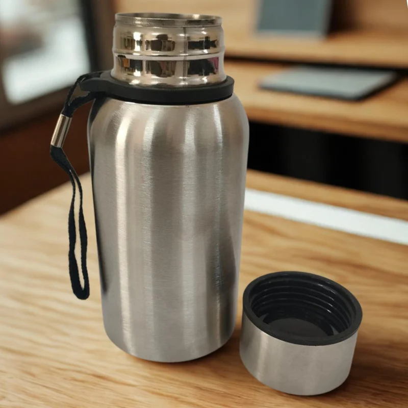 Tummy  TUMMY Stainless Steel Water Bottle Single Wall - Leak Proof Drinking Bottle Rust Resistant -  Water Container for Office School Gym Travel | Outdoor Use Lightweight (500ml & 750ml)  | Best Price UAE