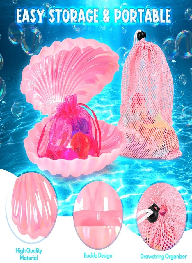 HUUIDY Pool Toys, 31Pcs Mermaid Toys Diving Toys with Shell Treasure Chests and Storage Bag, Swimming Pool Games Summer Water Toy Gift Set for Kids Toddlers Girls Boys - Image 4