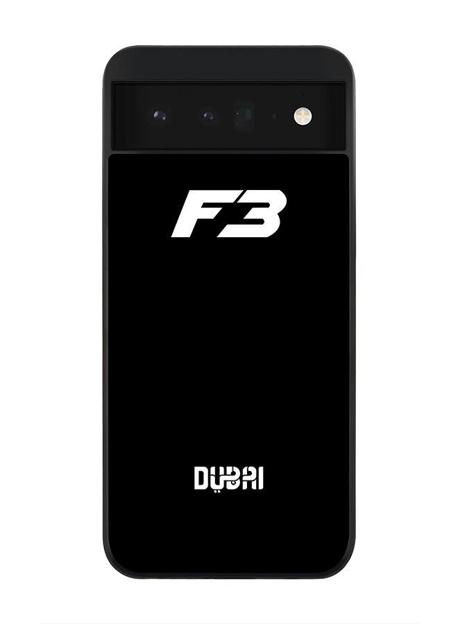 Stylizedd Rugged Black edge case for Google Pixel 6 5G Slim fit Soft Case Flexible Rubber Edges Anti Drop TPU Gel Thin Cover -  Faz3 Dubai Black - Image 1