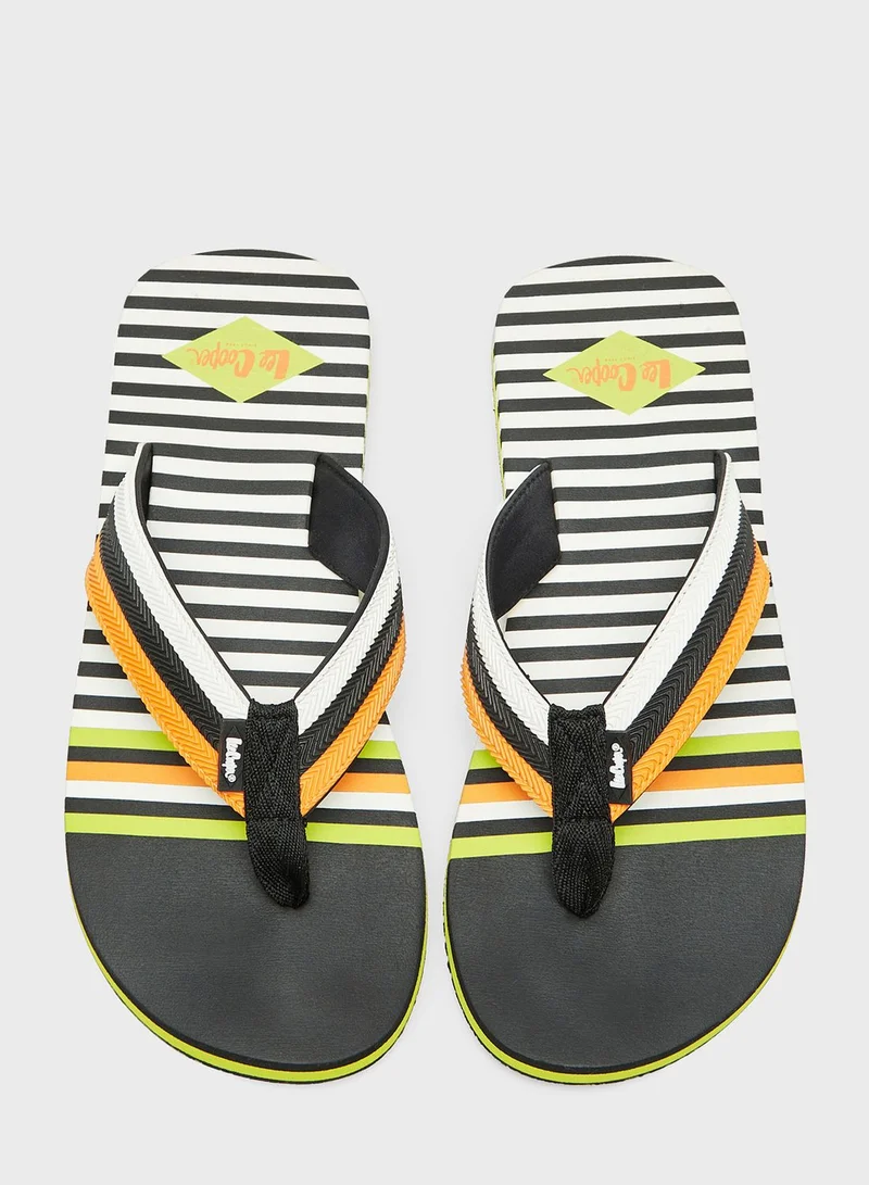 Lee Cooper Logo Flip Flops